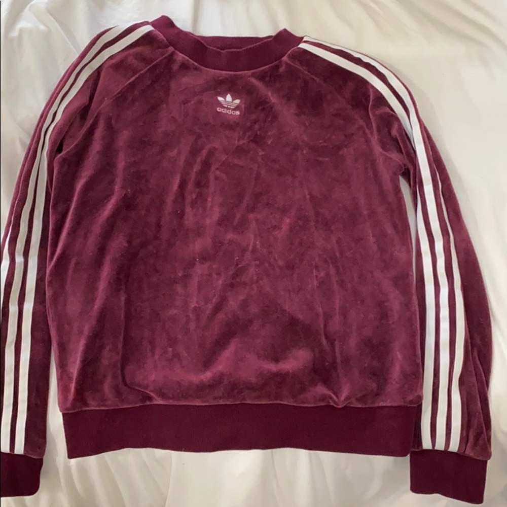Adidas Velvet Crew Neck Size XS